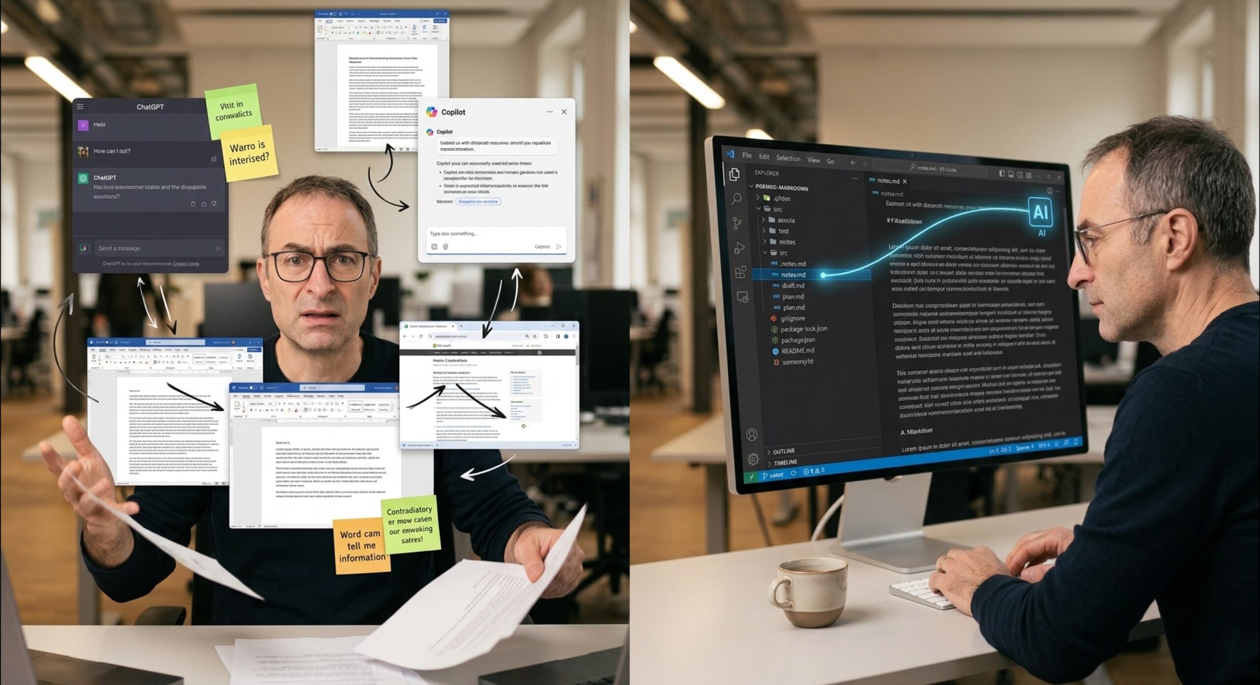 GitHub Copilot als Denk-Partner: Wie ich meinen gesamten Produktkonzept-Workflow in VS Code gebracht habe